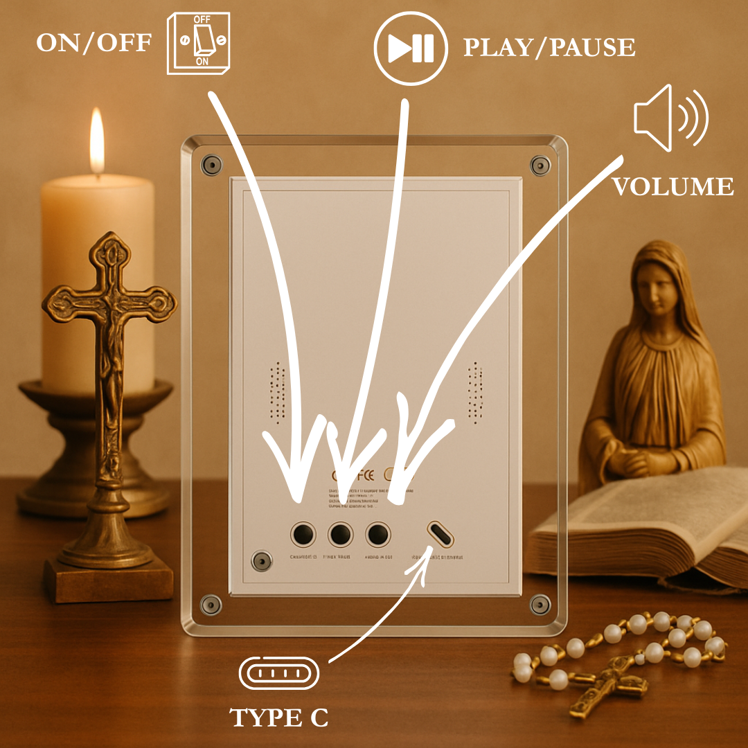 FaithFrame - Acrylic Digital Photo Frame