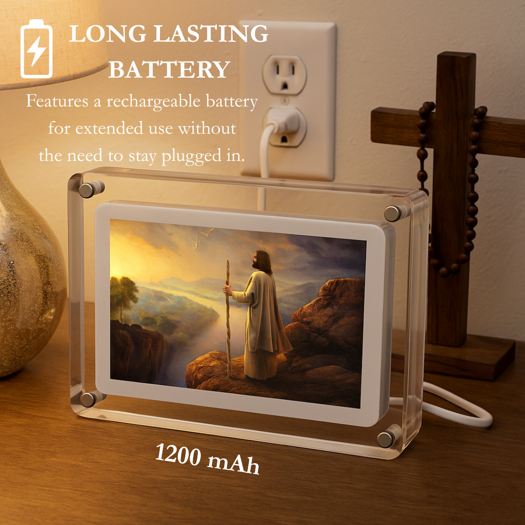 FaithFrame - Acrylic Digital Photo Frame