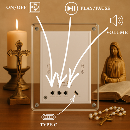 FaithFrame - Acrylic Digital Photo Frame